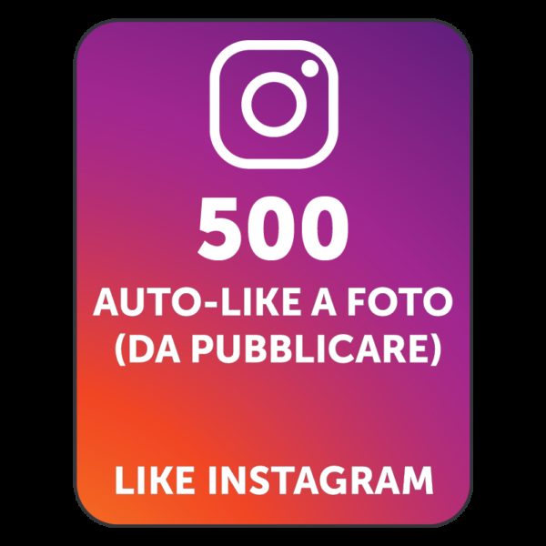 500 AUTOLIKE INSTAGRAM