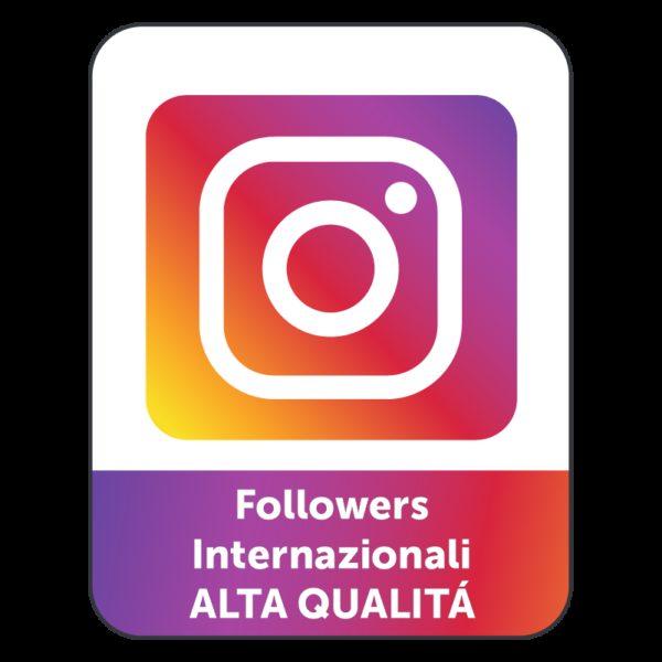 10.000 FOLLOWERS INSTAGRAM INTERNAZIONALI (ALTA QUALITÁ)